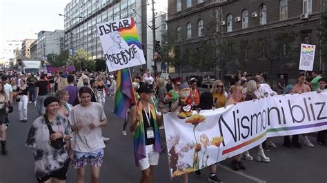 Hundreds of Pride activists march in Serbia despite hate messages sent by far-right officials